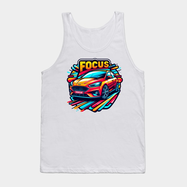 Ford Focus Tank Top by Vehicles-Art